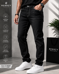Rennzy Arctic black Denim Jeans | Premium Stretch Fit