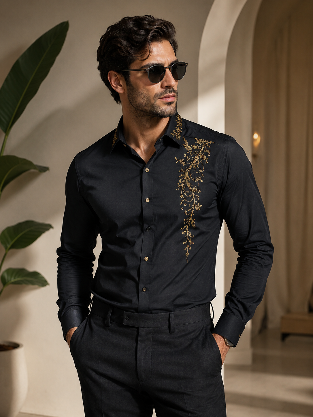 Golden Flora Shirt