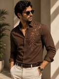 Botanical Luxe Embroidered Shirt