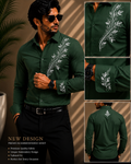 Artisan Leaf Embroidered Shirt